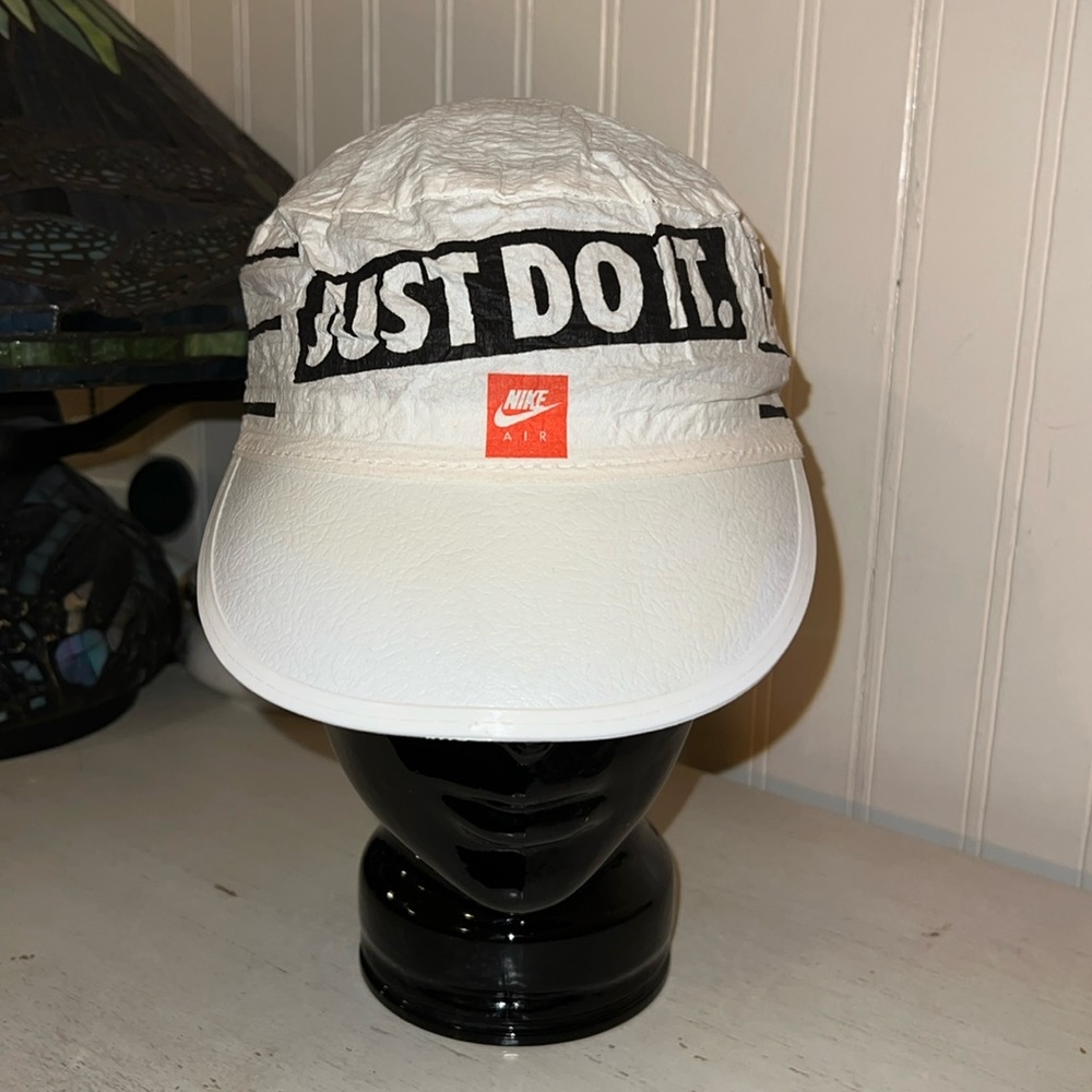 Vintage 90s Nike Air Just Do It painters hat stripes